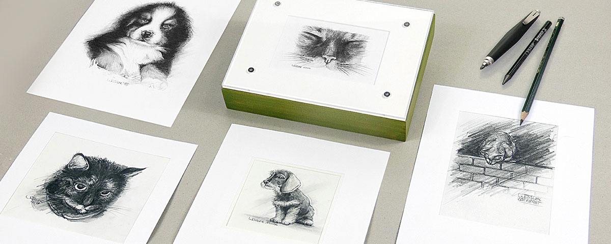 Tierportraitzeichnungen von Wolfgang Rösler - artwork und design