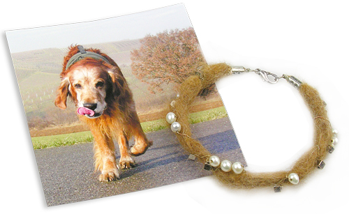 Tierhaarschmuck Armband