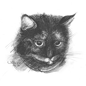 Tierportrait Bleistiftzeichnung