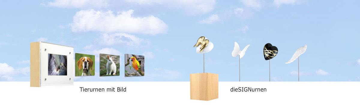 Tierurnen mit Bild Sortiment